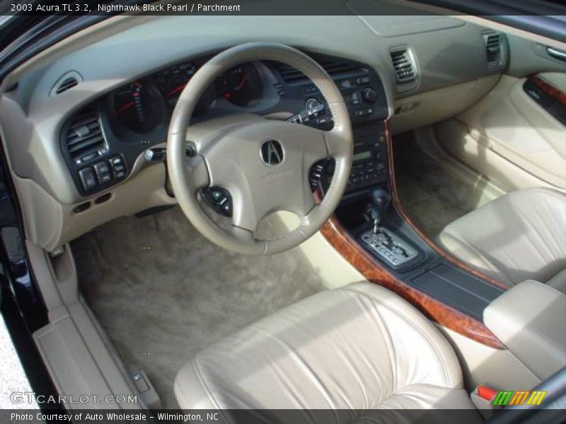 Nighthawk Black Pearl / Parchment 2003 Acura TL 3.2