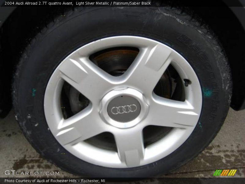 Light Silver Metallic / Platinum/Saber Black 2004 Audi Allroad 2.7T quattro Avant