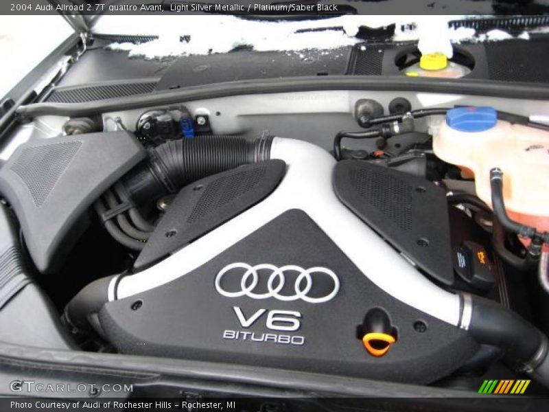 Light Silver Metallic / Platinum/Saber Black 2004 Audi Allroad 2.7T quattro Avant