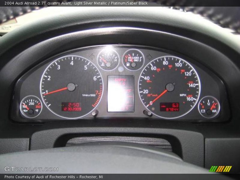 Light Silver Metallic / Platinum/Saber Black 2004 Audi Allroad 2.7T quattro Avant