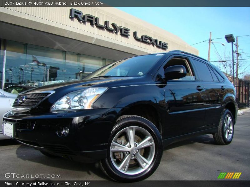 Black Onyx / Ivory 2007 Lexus RX 400h AWD Hybrid