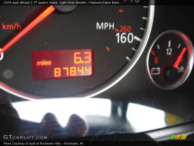 Light Silver Metallic / Platinum/Saber Black 2004 Audi Allroad 2.7T quattro Avant