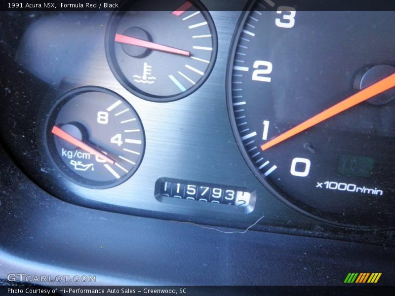Formula Red / Black 1991 Acura NSX