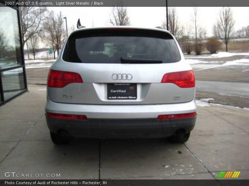Light Silver Metallic / Black 2007 Audi Q7 3.6 quattro