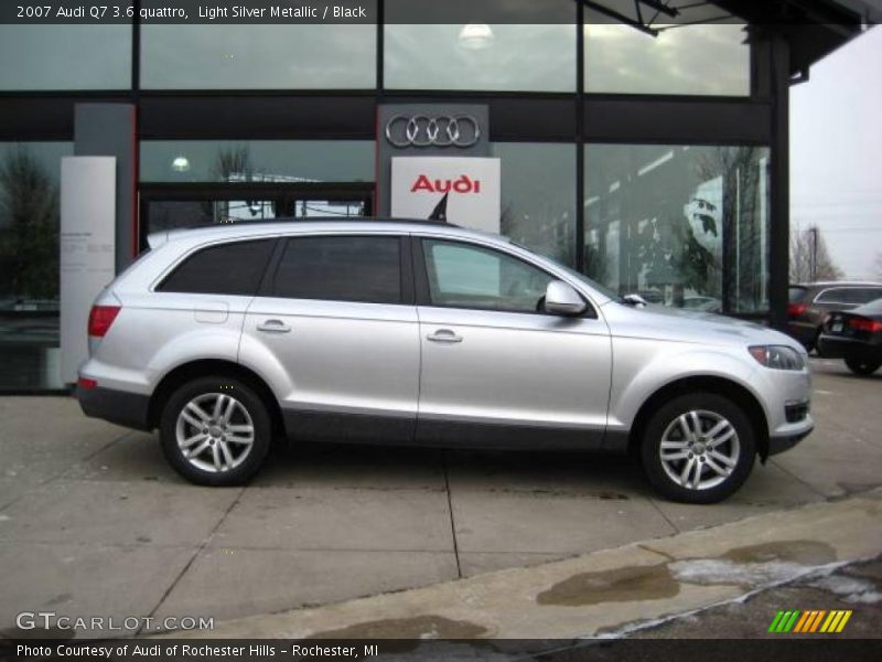 Light Silver Metallic / Black 2007 Audi Q7 3.6 quattro