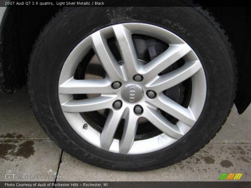 Light Silver Metallic / Black 2007 Audi Q7 3.6 quattro