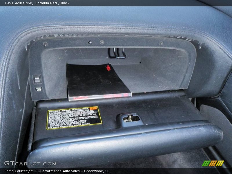 Formula Red / Black 1991 Acura NSX
