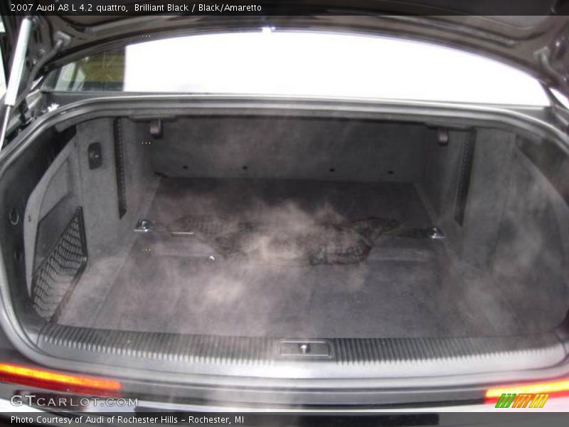 Brilliant Black / Black/Amaretto 2007 Audi A8 L 4.2 quattro