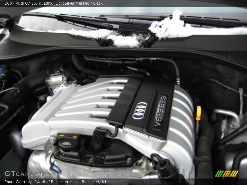 Light Silver Metallic / Black 2007 Audi Q7 3.6 quattro