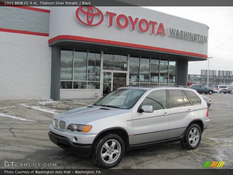 Titanium Silver Metallic / Black 2001 BMW X5 4.4i