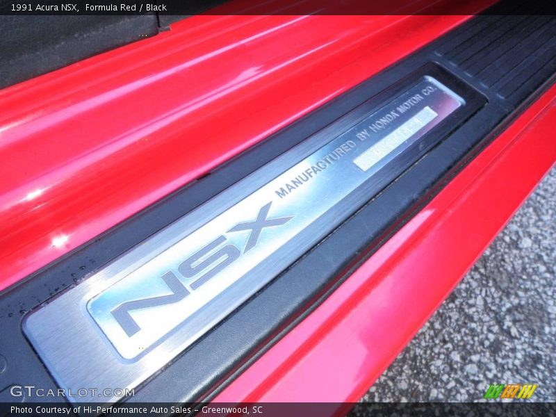 Formula Red / Black 1991 Acura NSX