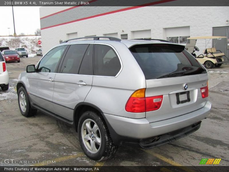 Titanium Silver Metallic / Black 2001 BMW X5 4.4i