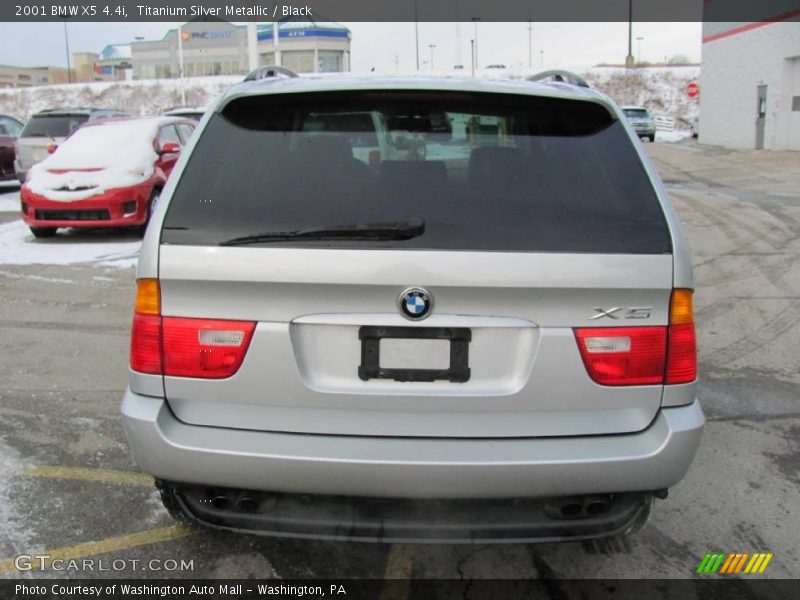 Titanium Silver Metallic / Black 2001 BMW X5 4.4i
