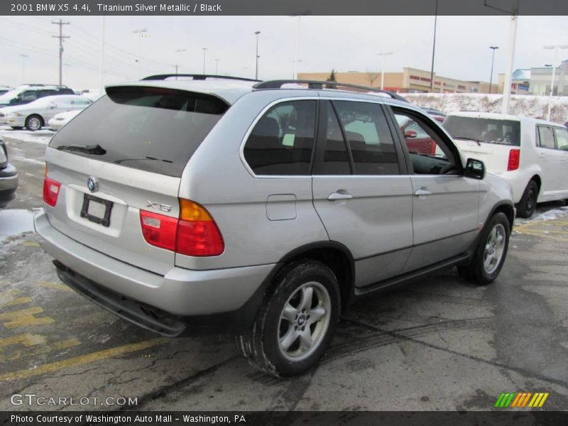 Titanium Silver Metallic / Black 2001 BMW X5 4.4i