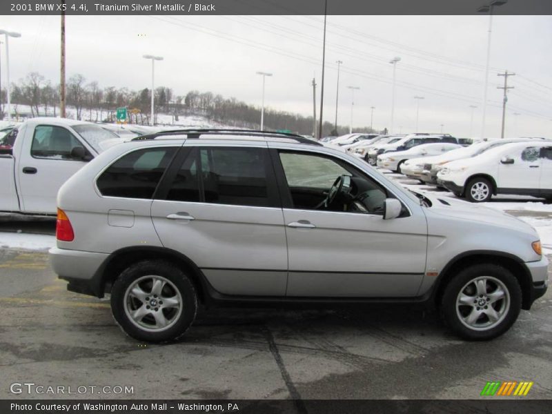 Titanium Silver Metallic / Black 2001 BMW X5 4.4i