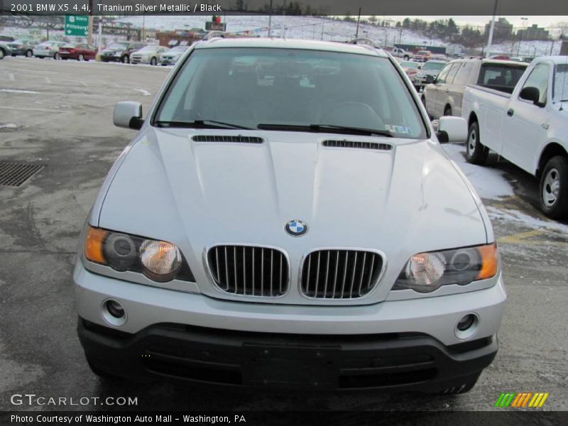 Titanium Silver Metallic / Black 2001 BMW X5 4.4i