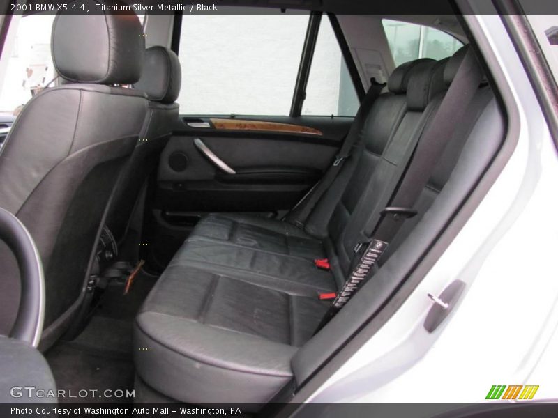 Titanium Silver Metallic / Black 2001 BMW X5 4.4i