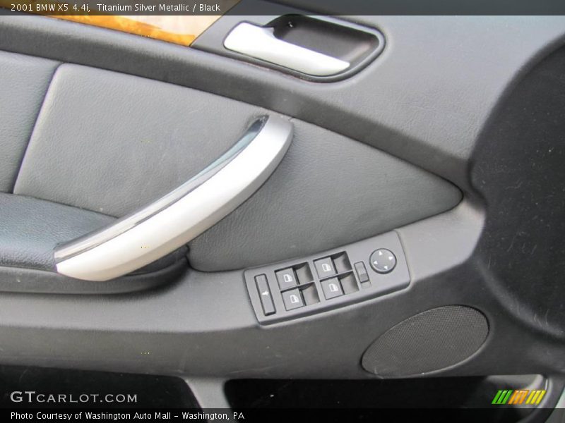 Titanium Silver Metallic / Black 2001 BMW X5 4.4i