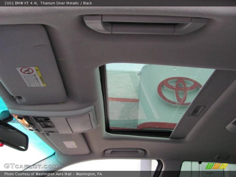 Titanium Silver Metallic / Black 2001 BMW X5 4.4i