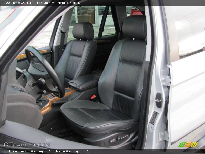 Titanium Silver Metallic / Black 2001 BMW X5 4.4i
