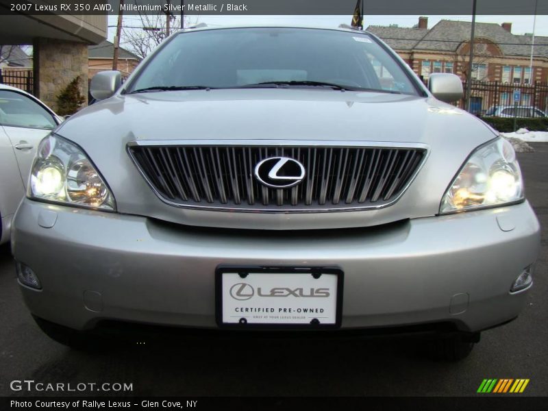 Millennium Silver Metallic / Black 2007 Lexus RX 350 AWD