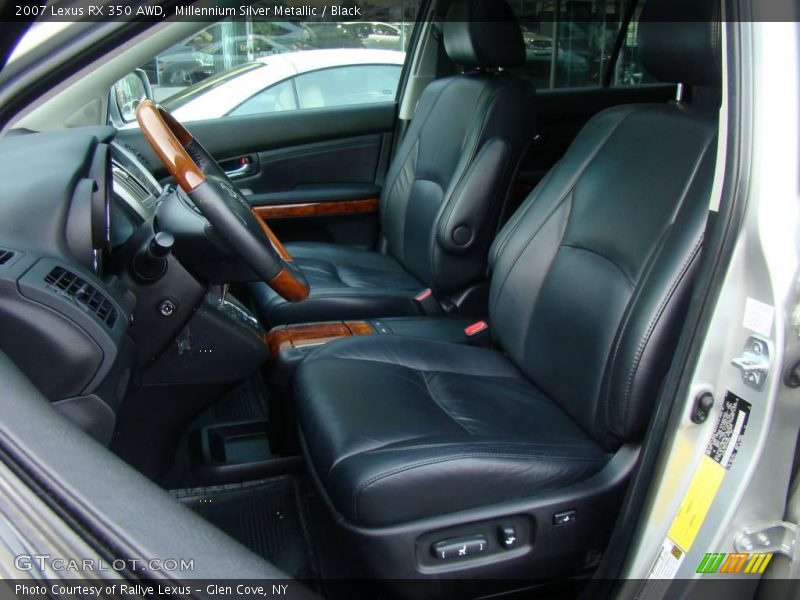 Millennium Silver Metallic / Black 2007 Lexus RX 350 AWD