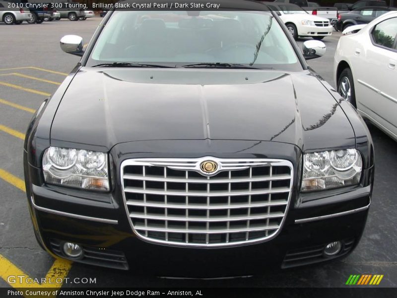 Brilliant Black Crystal Pearl / Dark Slate Gray 2010 Chrysler 300 Touring