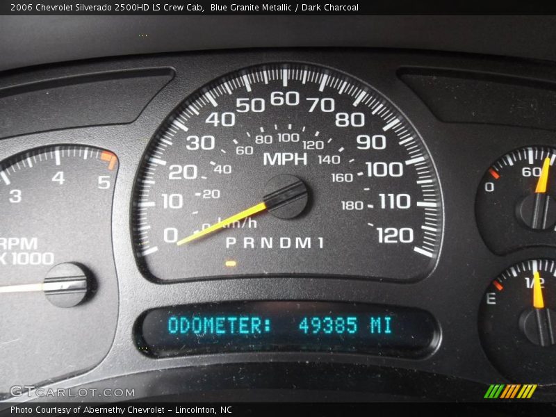 Blue Granite Metallic / Dark Charcoal 2006 Chevrolet Silverado 2500HD LS Crew Cab