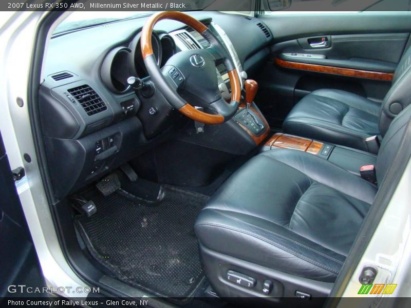 Millennium Silver Metallic / Black 2007 Lexus RX 350 AWD