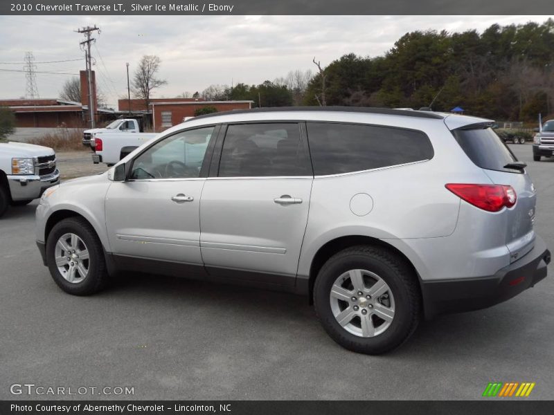 Silver Ice Metallic / Ebony 2010 Chevrolet Traverse LT