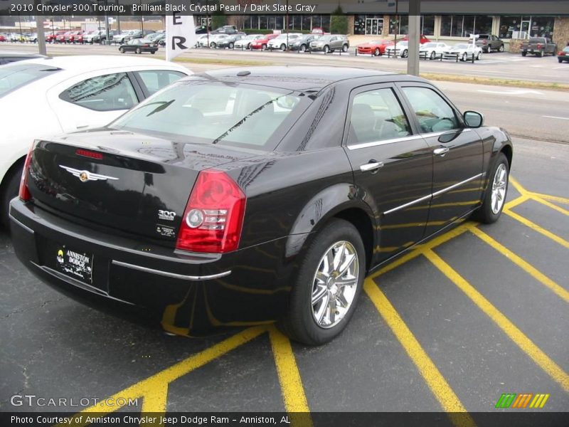 Brilliant Black Crystal Pearl / Dark Slate Gray 2010 Chrysler 300 Touring