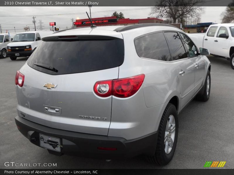 Silver Ice Metallic / Ebony 2010 Chevrolet Traverse LT