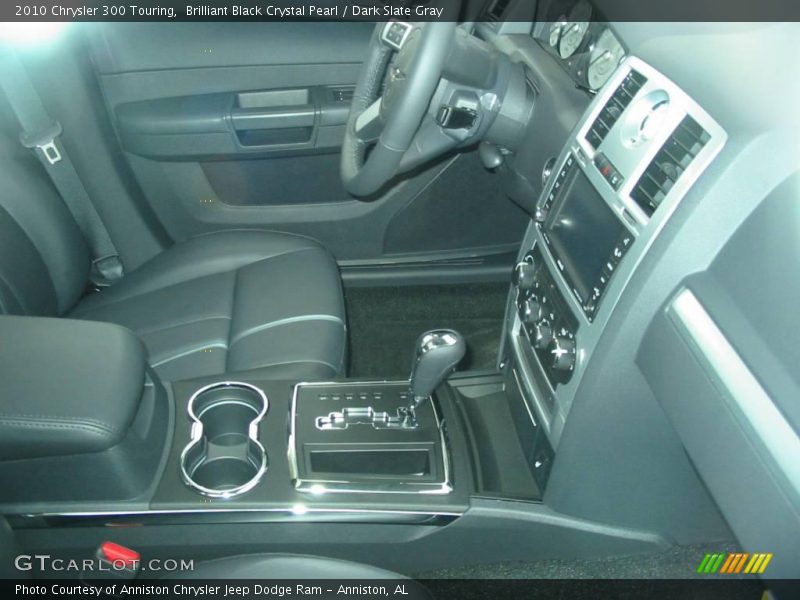 Brilliant Black Crystal Pearl / Dark Slate Gray 2010 Chrysler 300 Touring
