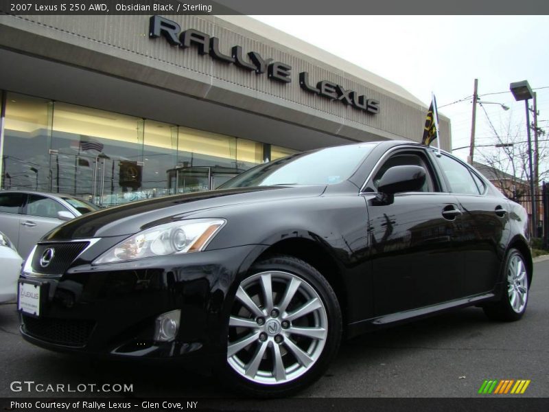 Obsidian Black / Sterling 2007 Lexus IS 250 AWD