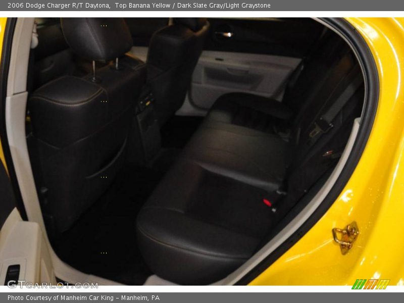 Top Banana Yellow / Dark Slate Gray/Light Graystone 2006 Dodge Charger R/T Daytona