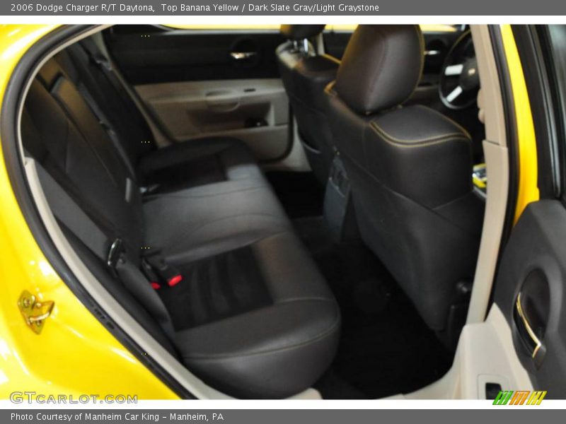 Top Banana Yellow / Dark Slate Gray/Light Graystone 2006 Dodge Charger R/T Daytona