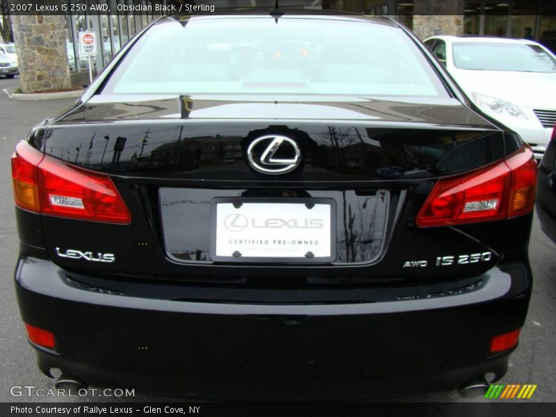 Obsidian Black / Sterling 2007 Lexus IS 250 AWD