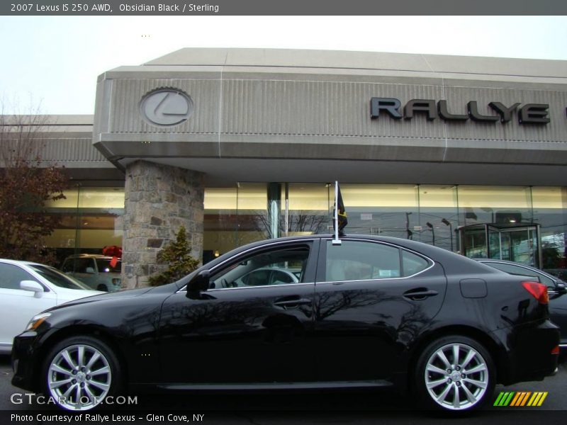 Obsidian Black / Sterling 2007 Lexus IS 250 AWD