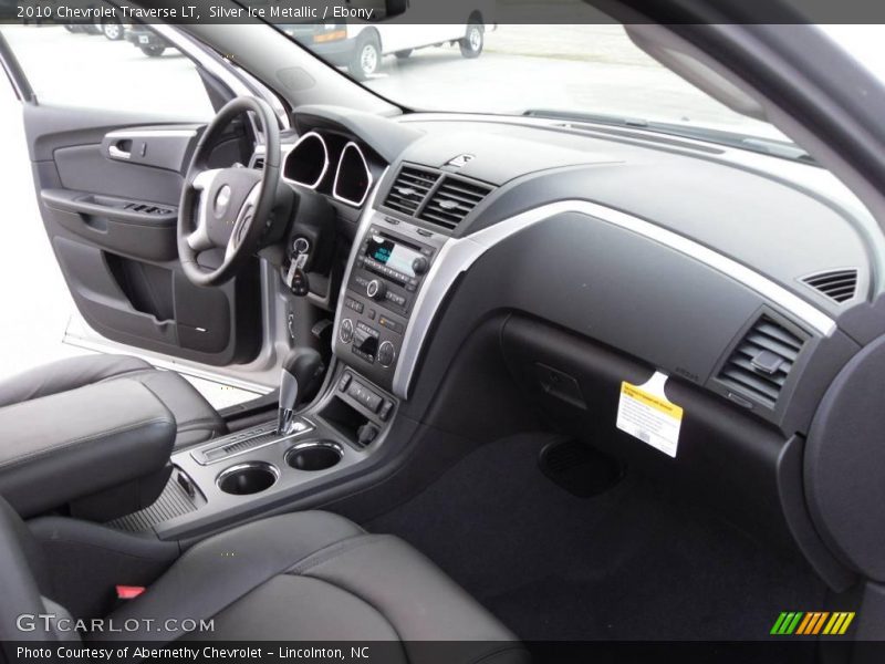 Silver Ice Metallic / Ebony 2010 Chevrolet Traverse LT