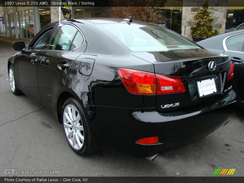 Obsidian Black / Sterling 2007 Lexus IS 250 AWD