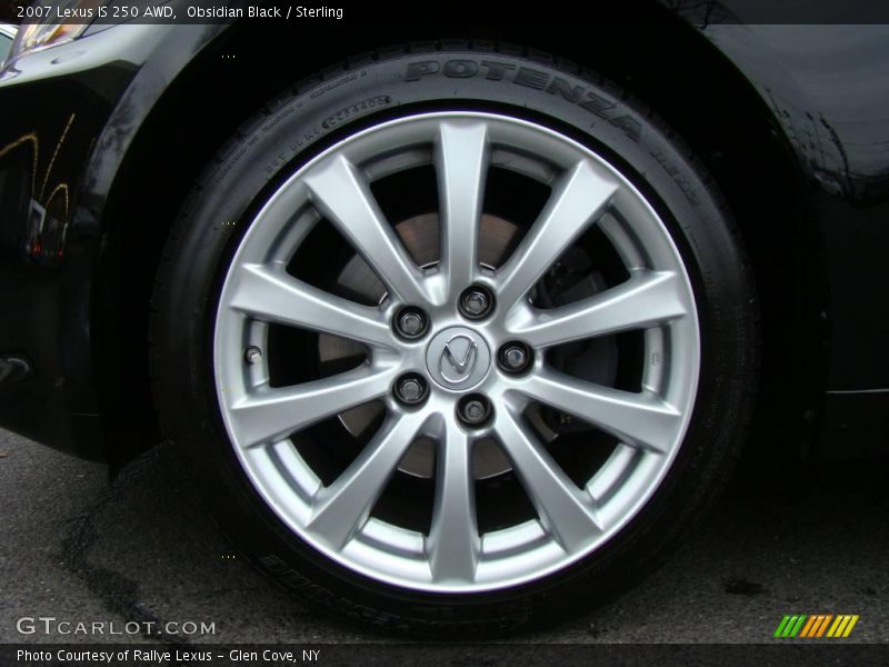 Obsidian Black / Sterling 2007 Lexus IS 250 AWD