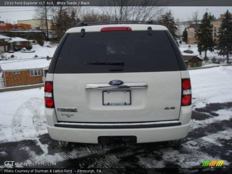 White Suede / Black 2010 Ford Explorer XLT 4x4