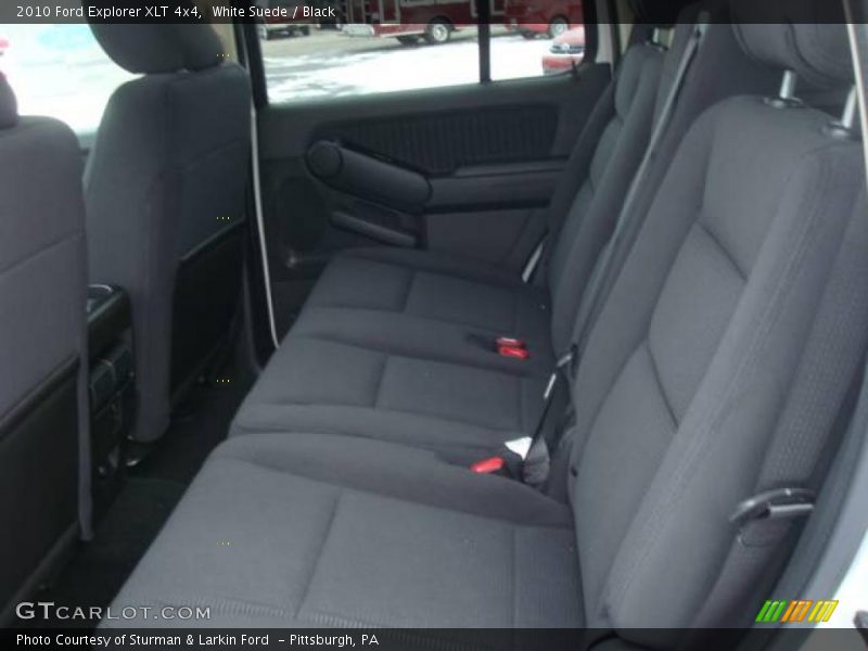 White Suede / Black 2010 Ford Explorer XLT 4x4