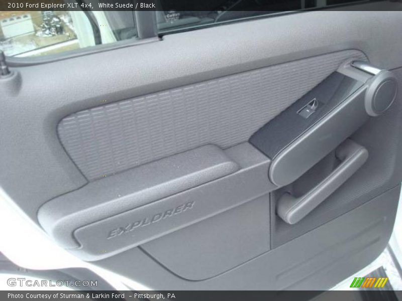 White Suede / Black 2010 Ford Explorer XLT 4x4