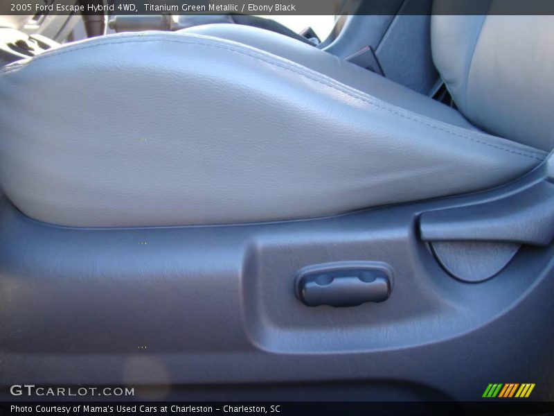 Titanium Green Metallic / Ebony Black 2005 Ford Escape Hybrid 4WD