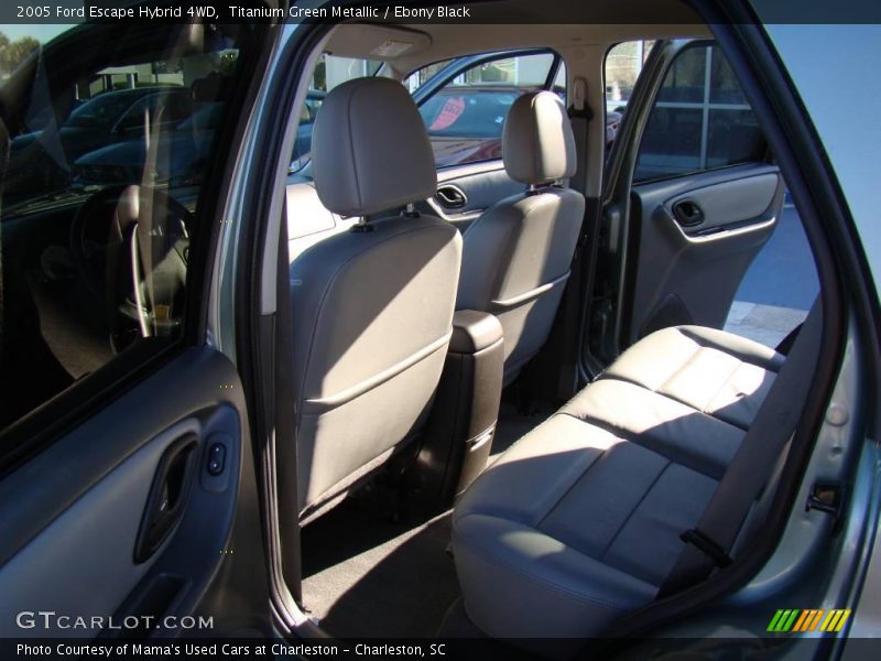 Titanium Green Metallic / Ebony Black 2005 Ford Escape Hybrid 4WD