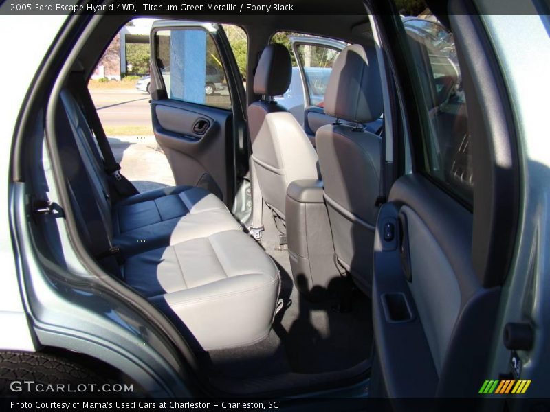 Titanium Green Metallic / Ebony Black 2005 Ford Escape Hybrid 4WD