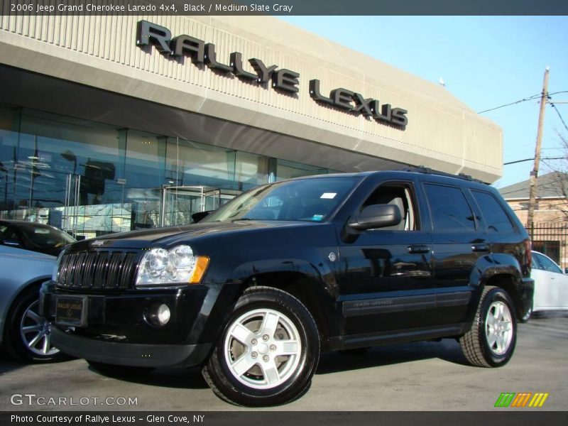 Black / Medium Slate Gray 2006 Jeep Grand Cherokee Laredo 4x4