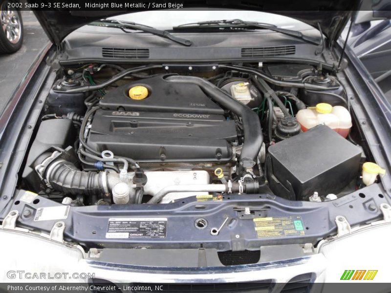 Midnight Blue Metallic / Sand Beige 2002 Saab 9-3 SE Sedan