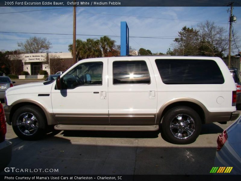 Oxford White / Medium Pebble 2005 Ford Excursion Eddie Bauer